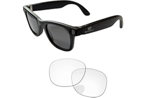 Smart Glasses, Integrated Camera, ChatGPT – SmartView Pro - Black and Clear Lens
