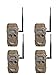 Cuddeback CuddeLink J Series Long Range IR 20MP Trail Camera 4-Pack with Python Cable and 16GB Card