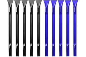 MYASRELAE Plastic Scraper Tool, Pack of 10, Carbon Fiber Multi-Purpose Scraper Non-Scratch Cleaning Tool for Tight Spaces, Crevices, Most Surfaces Perfect to Remove Stickers, Labels, Dirt, Etc (USPST295)