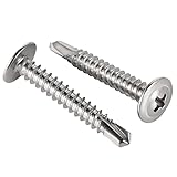 #10 x 2" Wafer Head Self Drilling Screws, Self