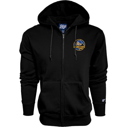 Golden State Warriors NBA Officially Licensed Full Zip Hooded Sweatshirt Icon T…