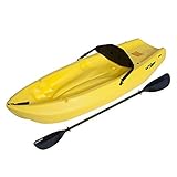 Lifetime, 6', 1-man Wave, Made From Durable HDPE, High Density Polyethylene Construction, Ergonomic Cockpit Design, Uv Protected, Youth Kayak, with Bonus Paddle (Yellow)