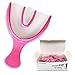 30 Full Arch Pink Disposable Dental Bite Registration Trays for Teeth Molds, 1 Box of 30 Bite Trays