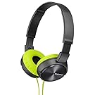 Sony Dynamic closed-type headphones MDR-ZX310-H Lime Green/Gray