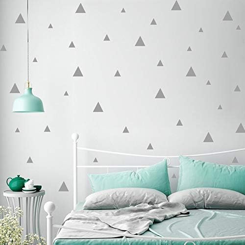 1 Set Tofok Triangle Wall Sticker Vinyl Wallpaper Creative Art Decal Geometric Pattern Nursery Wall Decor Children Bedroom Wall Poster