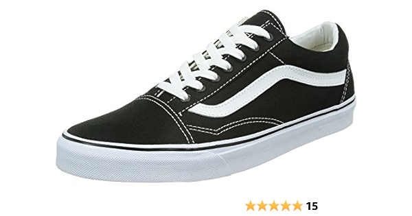 black and white old skool vans size 7