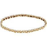 Alex and Ani Heart Charm Tennis Bracelet