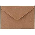 Purple Q Crafts 5" x 7" Kraft Envelopes 100 Pack Brown Envelopes for Wedding, Graduation, Baby Shower, Greeting Card