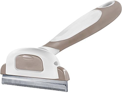 Marketworldcup Pet Grooming Brush Comb Shedding Rake Trimming Tool for Dog Cat Hair Fur Removal