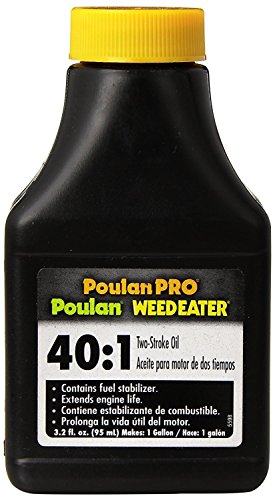 Poulan 952030133 40:1 2 Cycle Oil, 3.2-Ounce Bottle 2 Pack