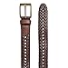Dockers Men's Leather Braided Casual and Dress Belt,Tan Glazed,52