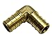 VIVO 3/4 inch Pex Elbow 3/4 inch 3/4 inch (pack of 8) Brass Crimp Fitting/Fittings (PEX-E-3434)