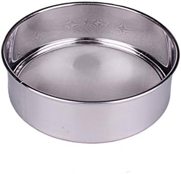Rykey Professional Round Stainless Steel Flour Sieve with 60 Mesh (6'')