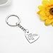 Udobuy®Personalized Teacher Gifts Keychain It Takes a Big Heart to Help Shape Little Minds Charm Love Heart Pendant Keychain