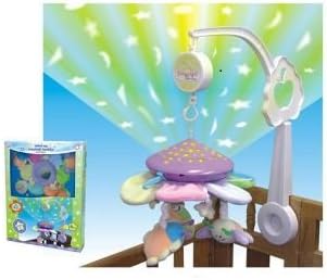 musical cot mobile with lights