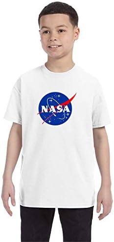 econoShirts NASA Meatball Logo Youth Shirt Space Shuttle Rocket Science Geek Boys Kids GirlsTee