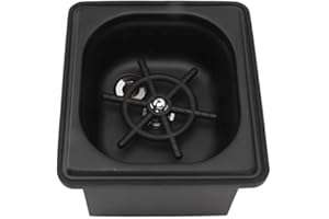 Opening Kitchen Stainless Steel Pitcher Rinser, Black, Multi-Angle Glass Cup Washer for Bar, Hotel, Coffee Shop, Kitchen Sink
