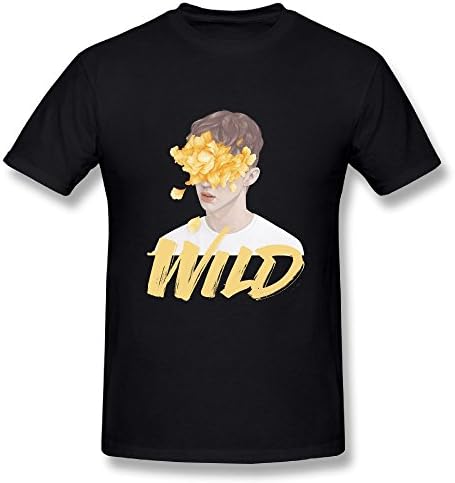 JudeB Mens Troye Sivan Wild Cool Tshirts Black 3X