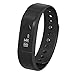 007plus T5 Bluetooth Smart Bracelet with Pedometer Sleep Tracker for IOS and Android Phones (Black)