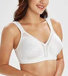 Lemorosy Women's Plus Size Full Coverage Non Padded
