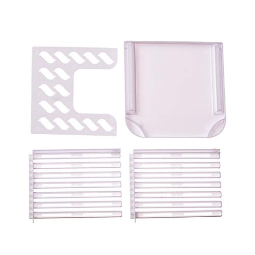 Bread Slicers for Homemade Bread,Bread Slicer,Bagel Slicer,Simple,Easy to Clean,Safe Materials,Mold,Handy,Bread Slicer Guide,White - Thumbnail 3