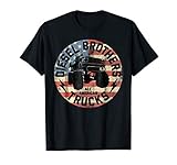 Diesel Brothers Flag Truck Seal Vintage Graphic T-Shirt