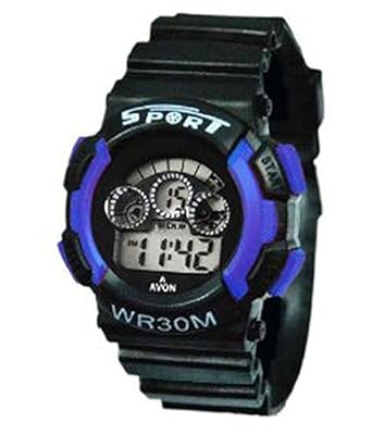 GEE AAR IMPEX SPORTS WATCH COLLECTIONS Digital Round Black and Grey Dial Boys Watch