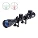 Pinty 3-9X40 Red Green Rangefinder Illuminated Optical Rifle Scope primary