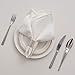 Accmor 50pcs Napkin Rings, Champagne Napkin Rings Buckles for Table Decorations, Wedding, Dinner,Party, DIY Decoration