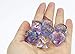 Handan Dice Set DND Polyhedral Dice for Dungeons and Dragons D&D RPG MTG Pathfinder Role Playing Game Table Games Dice Double Color Transparent Swirl Dice (Purple Blue)