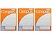 Kokuyo Campus Notebook, Semi-B5, 200 Squares Ruled, 30 Sheets, Pack of 3, Japan Import (NO-30KA20)