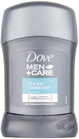 Dove for Men Clean Comfort Stick Anti-Perspirant Deodorant, 50ml
