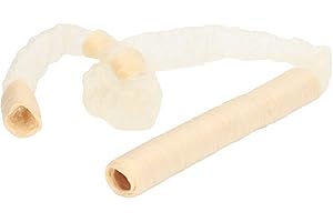 MOKERNALI 15mm Collagen Casings Skins Dry Sausage Casing Tube Maker for Sausage for Home Mutiple Uses Sausage Casings Skins, Good Toughness