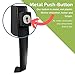 Ideal Security Door Handle for Storm and Screen Doors, Black (2-Piece Set)