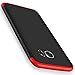 Ai-case SWEET-57 3-in-1 Ultra Thin and Slim Hard PC Case Anti-Scratches Premium Slim 360 Degree Full Body Protective Cover for Samsung Galaxy S8 Case (2017) - Red Plus Black