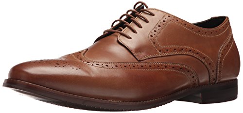 Rockport Men's Style Purpose Wing Tip Oxford- Tan-17 W