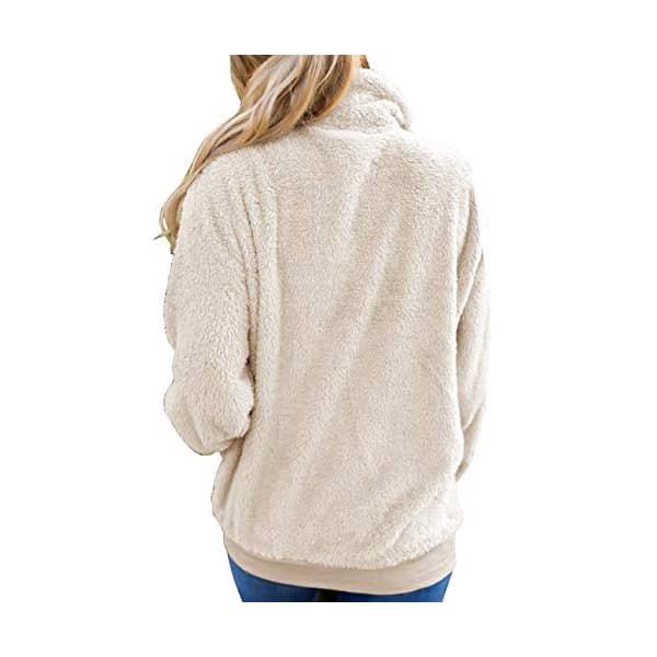 sherpa pile pullover
