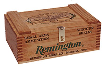 REMINGTON Wooden 250 Shell Ammo Box
