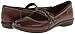Clarks Women's Haydn Maize Mary Jane Flat, Brown Leather, 7.5 M US