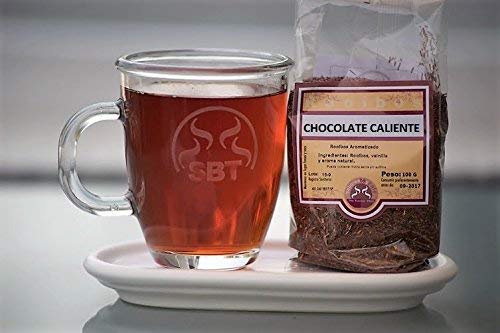 SABOREATE Y CAFE THE FLAVOUR SHOP Tee Rooibos Heiße Schokolade en Hebra Massenblatt-Natürliche Infusionen, Isotonisches…