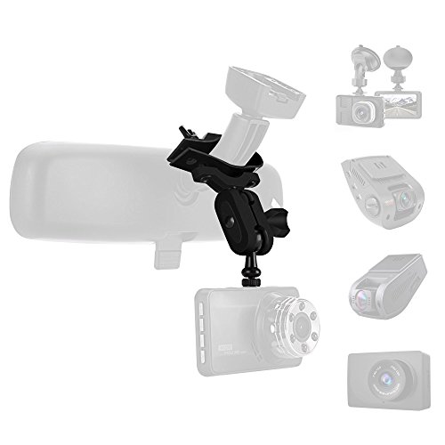 Dash Cam Mount Holder - Mirror Mount, Come with 15+ Different Joints, Suitable for AUKEY, APEMAN, Rexing V1P, YI 2.7", Peztio, Byakov and Most Other Dash Cameras Dash Cam/GPS - Thumbnail 7