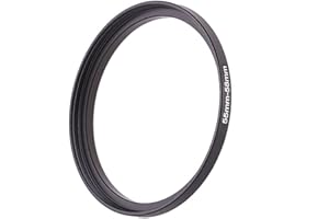 NEWKS 55mm Lens to 58mm Camera Lens Adapter,55mm to 58mm Filter Step up Ring Adapter Ring,Compatible with All 58mm UV,CPL,ND,Lens Hood,Threaded Lens ect.