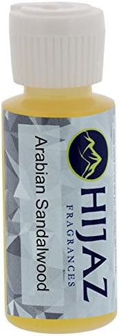 Arabian Sandalwood Men's Fragrance Alcohol Free Scented Body Oil 2 OZ Flip Top Cap Bottle