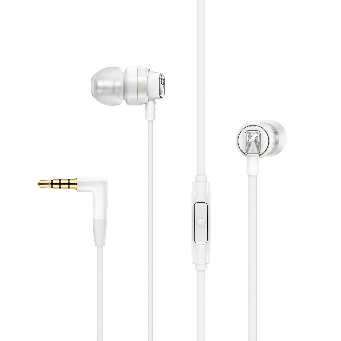 Sennheiser CX 300S Ear - Canal Headphone with Universal Smart Remote - White