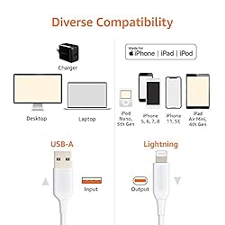 Amazon Basics ABS USB-A to Lightning Cable