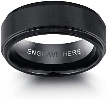 Promise Rings For Men Or Him - Engraved &amp; Personalized