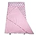 Wildkin Easy Clean Nap Mat with Pillow for Toddler Boys and Girls, Ideal Size for Daycare and Preschool, Perfect for Sleepovers and Travels, BPA-free (Big Dot Pink & White)
