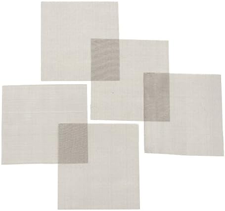 5Pcs 10x10cm Woven Wire Stainless Steel Filtration Grill Sheet Filter 120 Mesh ZevenMart