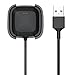 Soulen Replacement for Versa Charger, USB Charging Dock for Versa Smart Watch Not for Versa 2(1-Pack,Black) Small (3.3FT) (1m)