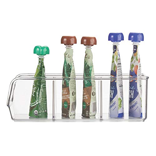 2 mDesign+Plastic+Kitchen+Storage+Organizer